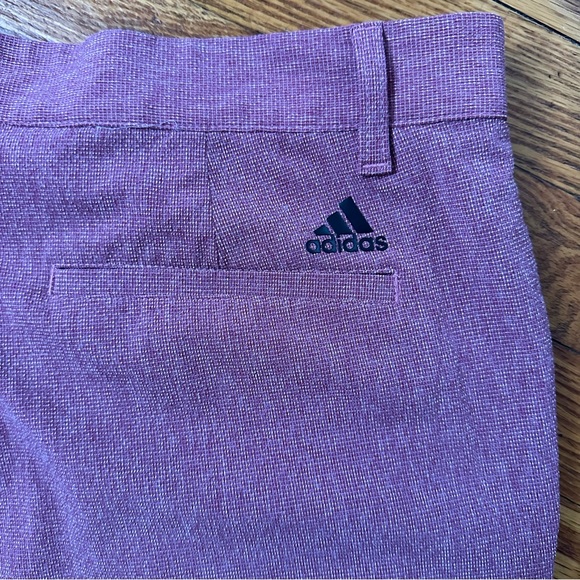 Adidas Crosshatch Primegreen Shorts Red Men’s Size 38 - Picture 4 of 6
